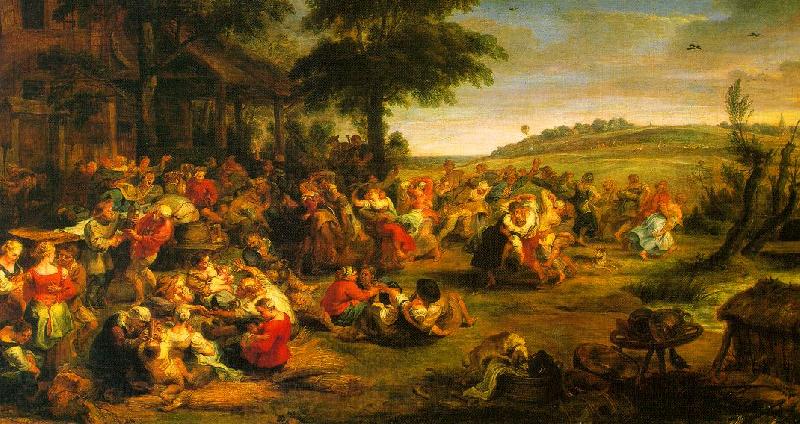 Peter Paul Rubens The Village Wedding Spain oil painting art